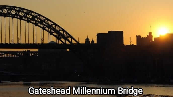 Gateshead Millennium Bridge | 17 Most Famous Bridges in the World