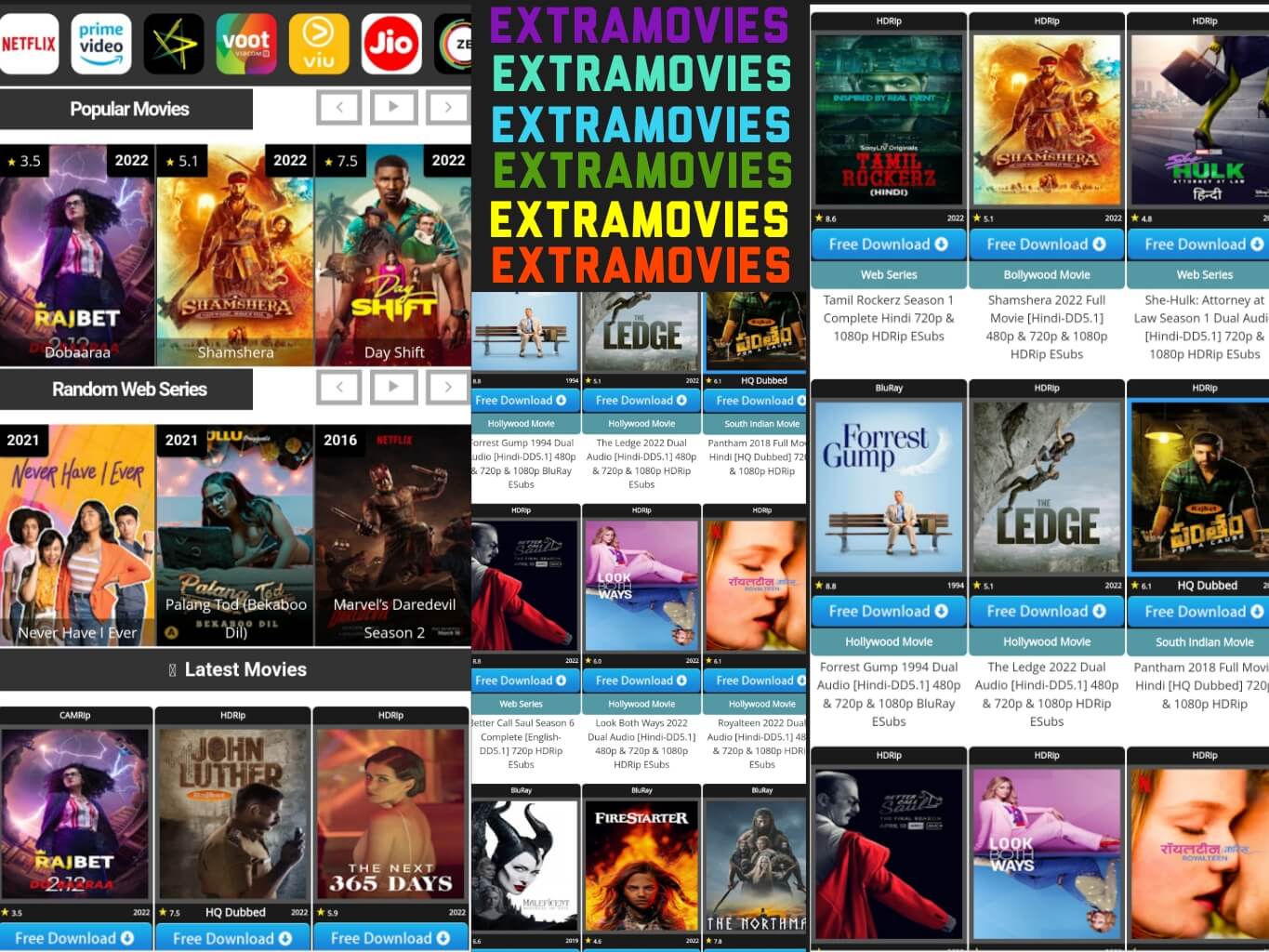 Extramovies hub 2022 Download Bollywood, Hollywood, Hindi and Telgu Movies ExtraMovies.pics