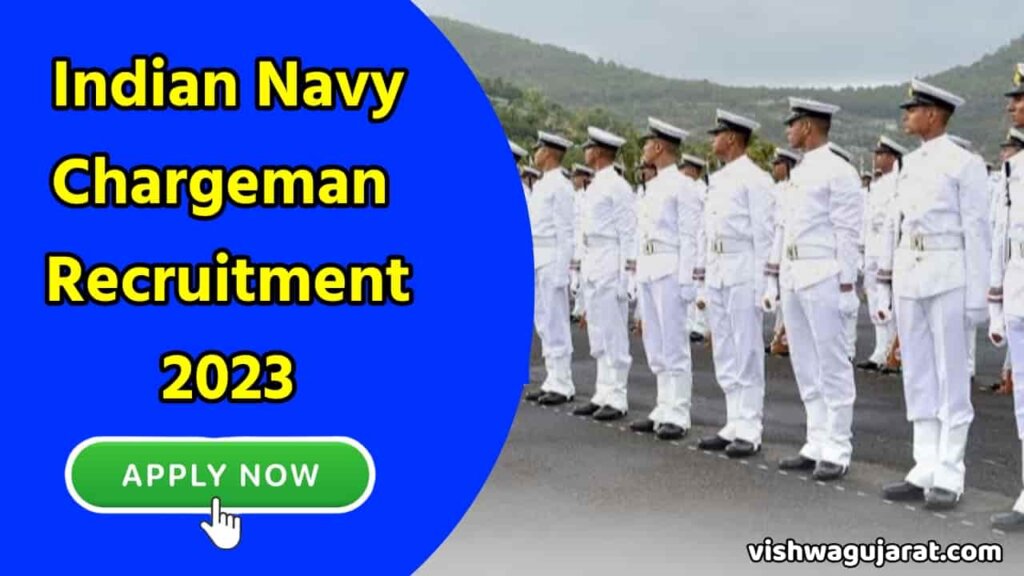 Indian Navy Chargeman Recruitment 2023 for 372 Vacancies, Download Notification and Apply Online