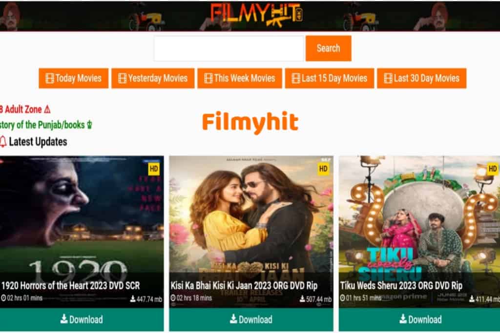 Filmyhit 2023: Filmyhit Com Punjabi Movies 2023 Full HD FREE Download