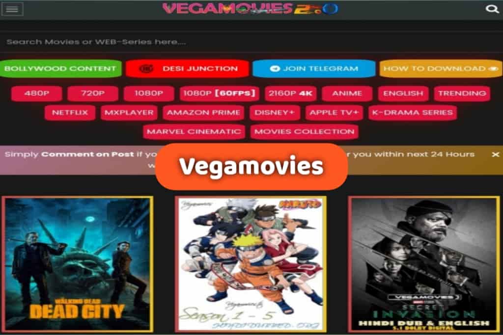 Vegamovies hdhub4u download movies and web series from Vega movies