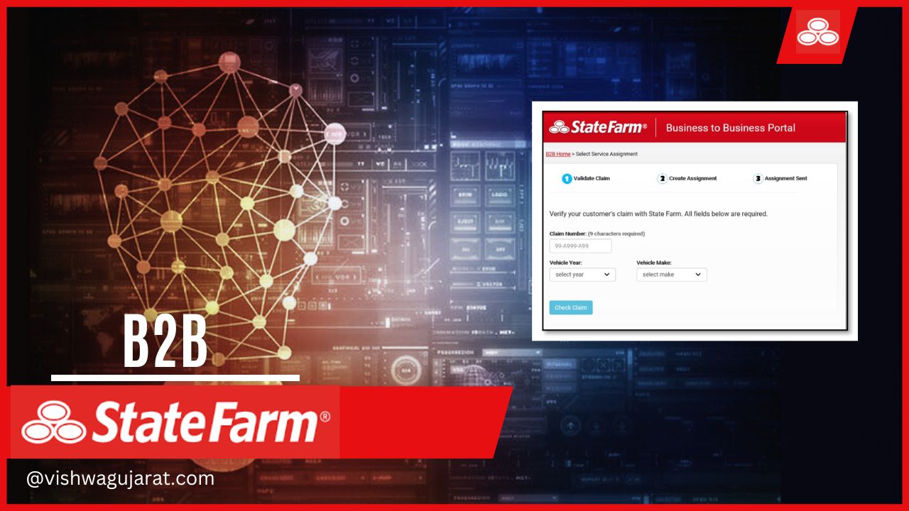 B2B state farm Help and instruction of portal